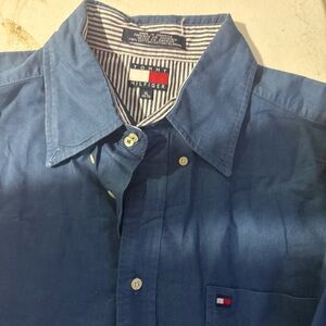 Tommy Hilfiger XL Hunter Blue  Long Sleeve.